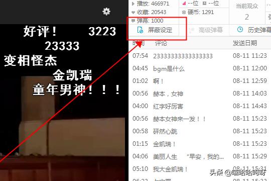 哔哩哔哩bilibili怎样设置部分弹幕的屏蔽<strong></p>
<p>Bitsdaq</strong>?